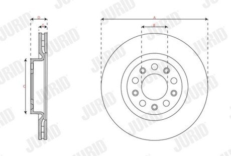 Автозапчасть jurid 563730JC