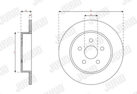 Автозапчасть jurid 563741JC