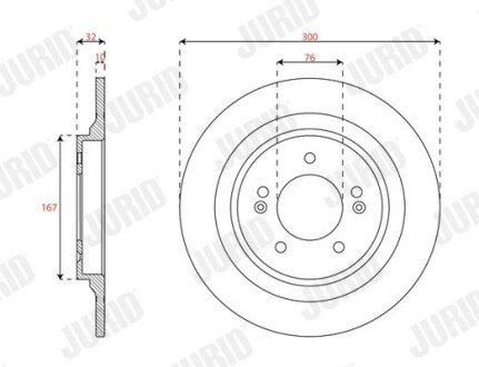 Автозапчасть jurid 563744JC