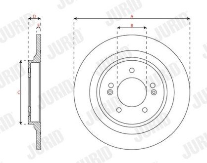Автозапчасть jurid 563744JC