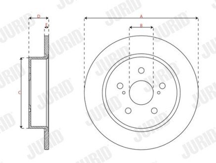 Автозапчастина jurid 563757JC