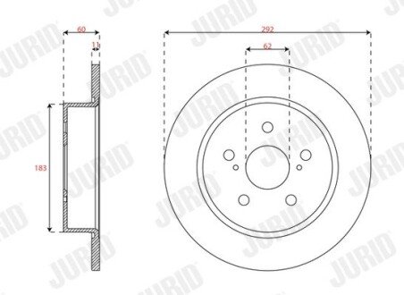 Автозапчастина jurid 563757JC