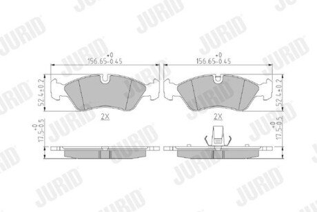 Автозапчастина jurid 571391J на Опель Вектра б