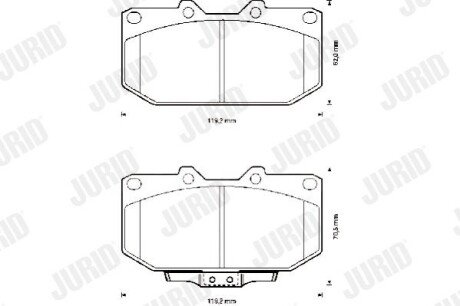 Автозапчасть jurid 572252J