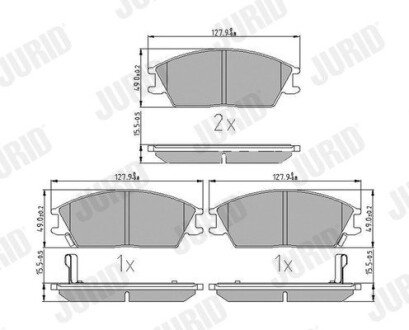 Автозапчастина jurid 572268J на Hyundai Гетц