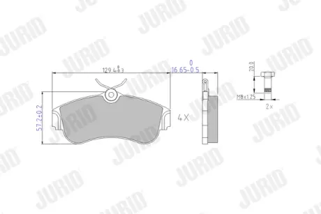 Автозапчасть Jurid 572310J