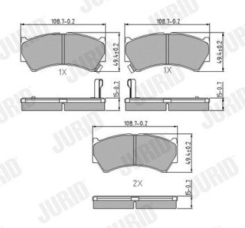 Автозапчасть jurid 572433J