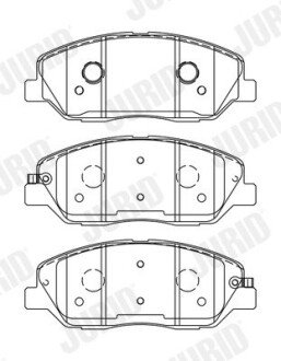 Автозапчасть jurid 572607J на Hyundai Санта фе 2