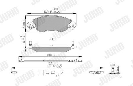 Автозапчастина jurid 573026J на Ситроен С5