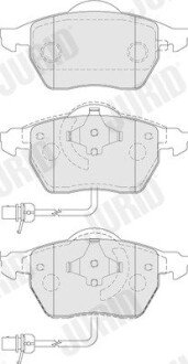 Тормозные колодки jurid 573037J