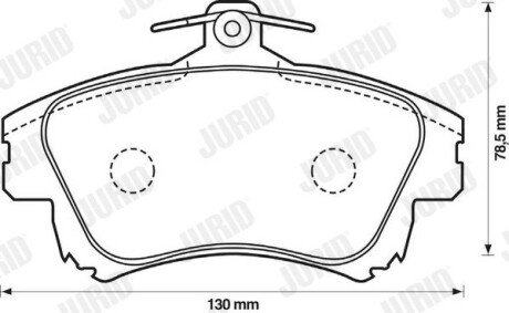 Автозапчастина jurid 573039J