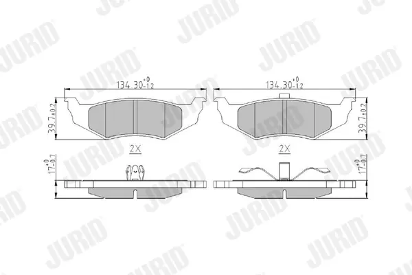 Автозапчасть jurid 573069J