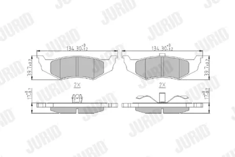 Автозапчасть Jurid 573069J