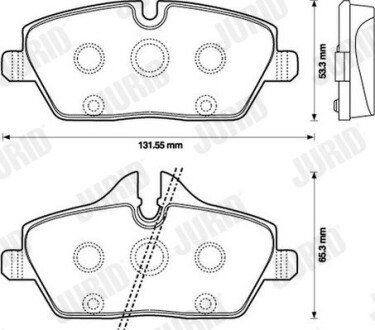 Автозапчастина jurid 573137J