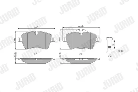 Автозапчасть jurid 573234J MINI