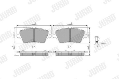 Автозапчастина jurid 573363J на Форд Б-макс