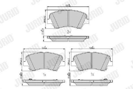 Автозапчастина jurid 573406J на Hyundai Элантра md