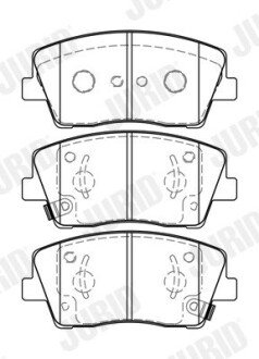 Колодки ручного (стоячого) гальма jurid 573819J