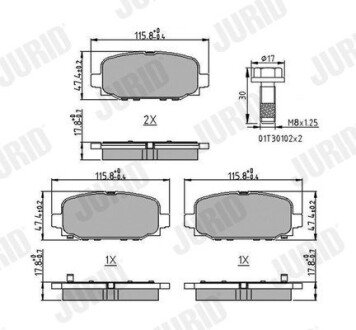 Автозапчастина jurid 573824J