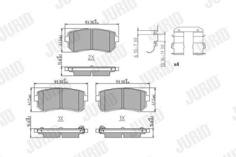 Автозапчастина jurid 573830J на Hyundai Крета