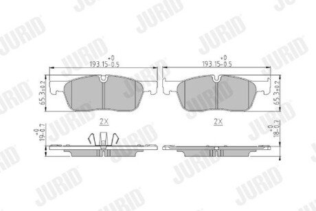Автозапчастина jurid 573909J