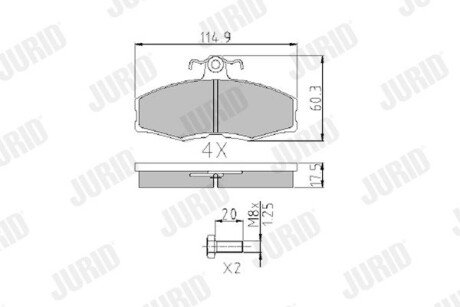 Автозапчасть jurid 573948J