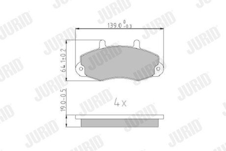 Автозапчасть jurid 573950J на Форд Транзит