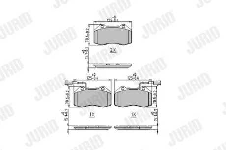 Автозапчасть Jurid 573957J