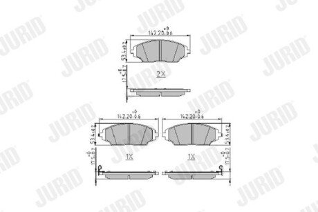 Автозапчастина jurid 573958J