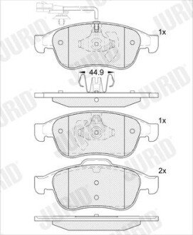 Автозапчасть jurid 574269J на Мерседес Citan