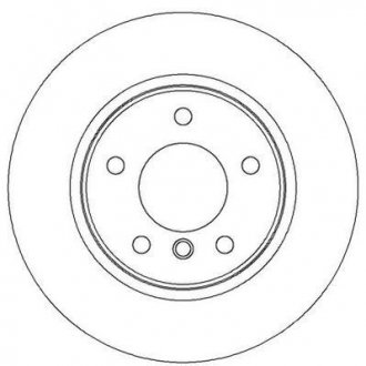 Задній гальмівний (тормозний) диск jurid 562310JC