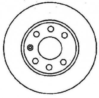 Передній гальмівний (тормозний) диск jurid 561142JC