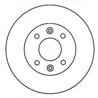 Диск тормозной RENAULT KANGOO, MEGANE передн., вент. (пр-во) jurid 561336JC