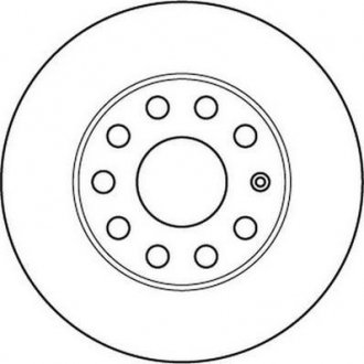 Задній гальмівний (тормозний) диск jurid 562238JC