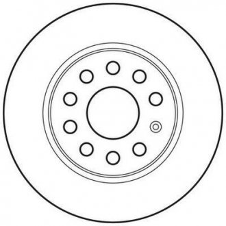 Задній гальмівний (тормозний) диск jurid 562614JC