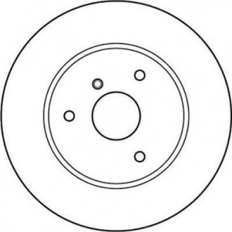 Передній гальмівний (тормозний) диск jurid 562155JC