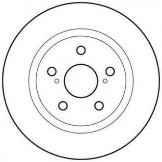 Задній гальмівний (тормозний) диск jurid 562659JC