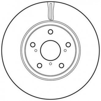 Тормозной диск jurid 562649JC