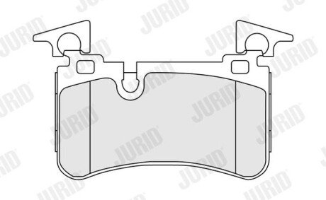 Тормозні (гальмівні) колодки jurid 573615J на Мерседес CLS-Class C218