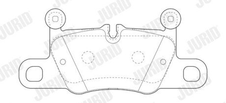 Тормозні (гальмівні) колодки jurid 573776J