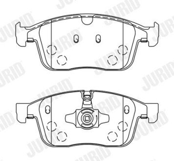 Тормозні (гальмівні) колодки jurid 573808J