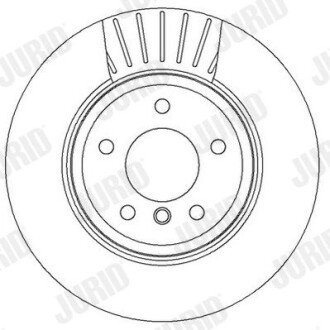 Вентилируемый тормозной диск jurid 562319JC