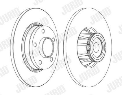 Гальмівний диск jurid 562365JC1
