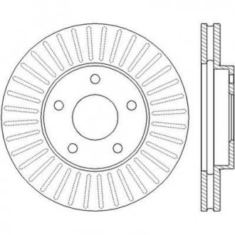 Гальмівний диск jurid 562441JC
