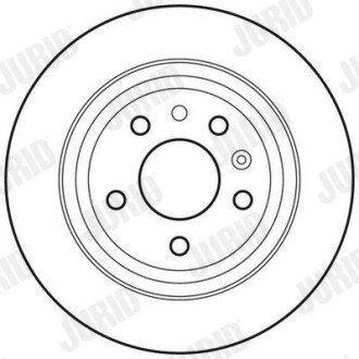 Гальмівний диск jurid 562682JC