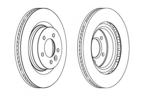 Гальмівний диск jurid 563046JC1