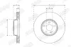 Вентилируемый тормозной диск jurid 563465JC1
