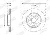 Вентилируемый тормозной диск jurid 563482JC1