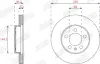 Гальмівний диск передній Audi A1 / VW Polo / Seat Ibiza / Skoda Fabia, Kamiq, Skala jurid 563227JC