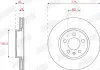 Гальмівний диск передній Audi A1 / VW Polo, T-Cross / Seat Ibiza, Arona / Skoda Fabia, Kamiq, Skala Jurid 563228JC (фото 2)